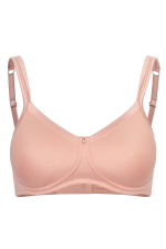 ABC 134 Satin Trim T-Shirt Bra Rose