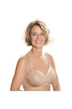 ABC 134 Satin Trim T-Shirt Bra Taupe