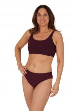 Jayne Burgundy Bikini