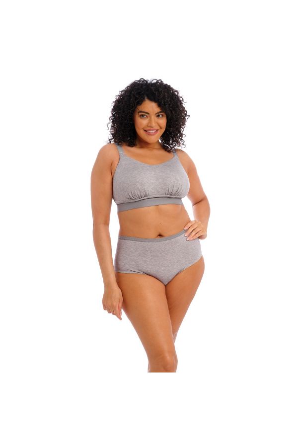 Elomi Downtime Bralette Grey Marl