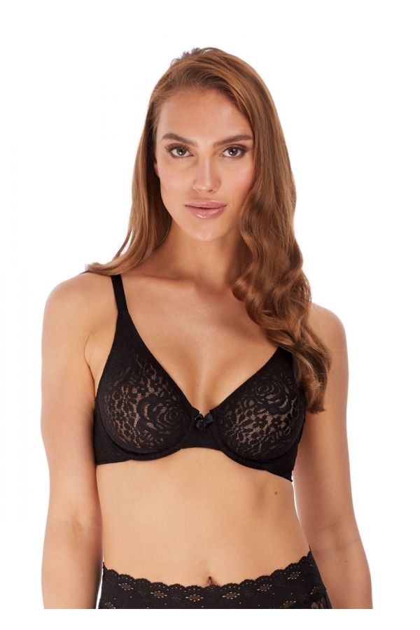 Wacoal Halo Lace Underwire Bra 851205 Red Pear 