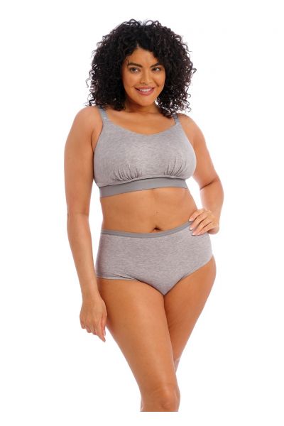 Elomi Downtime Bralette Grey Marl